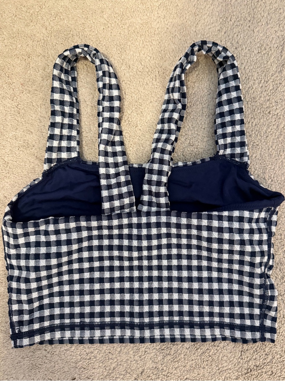 aerie Gingham Crop Top - Picture 2 of 3